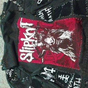 punk goth patch battle jacket